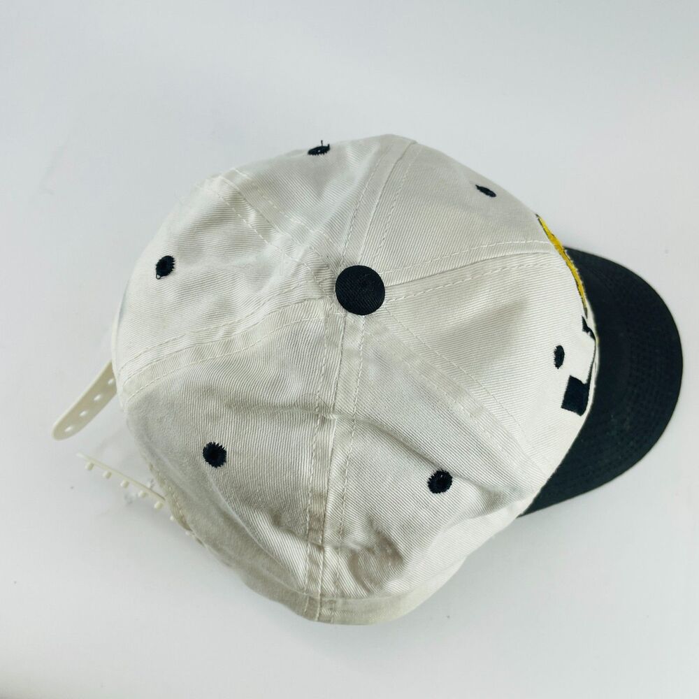 VINTAGE Iowa Hawkeyes Hat Cap Black Gold Yellow Youngan Snapback NCAA Big Ten - Picture 6 of 12